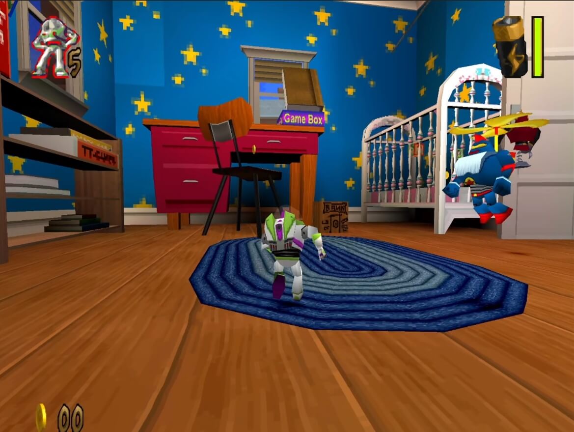Toy Story 2 Buzz Lightyear to the Rescue - геймплей игры на PlayStation